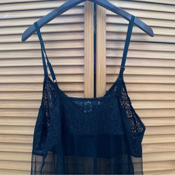 Vintage Lace Black Beaded Slip Size XL - Picture 6 of 6